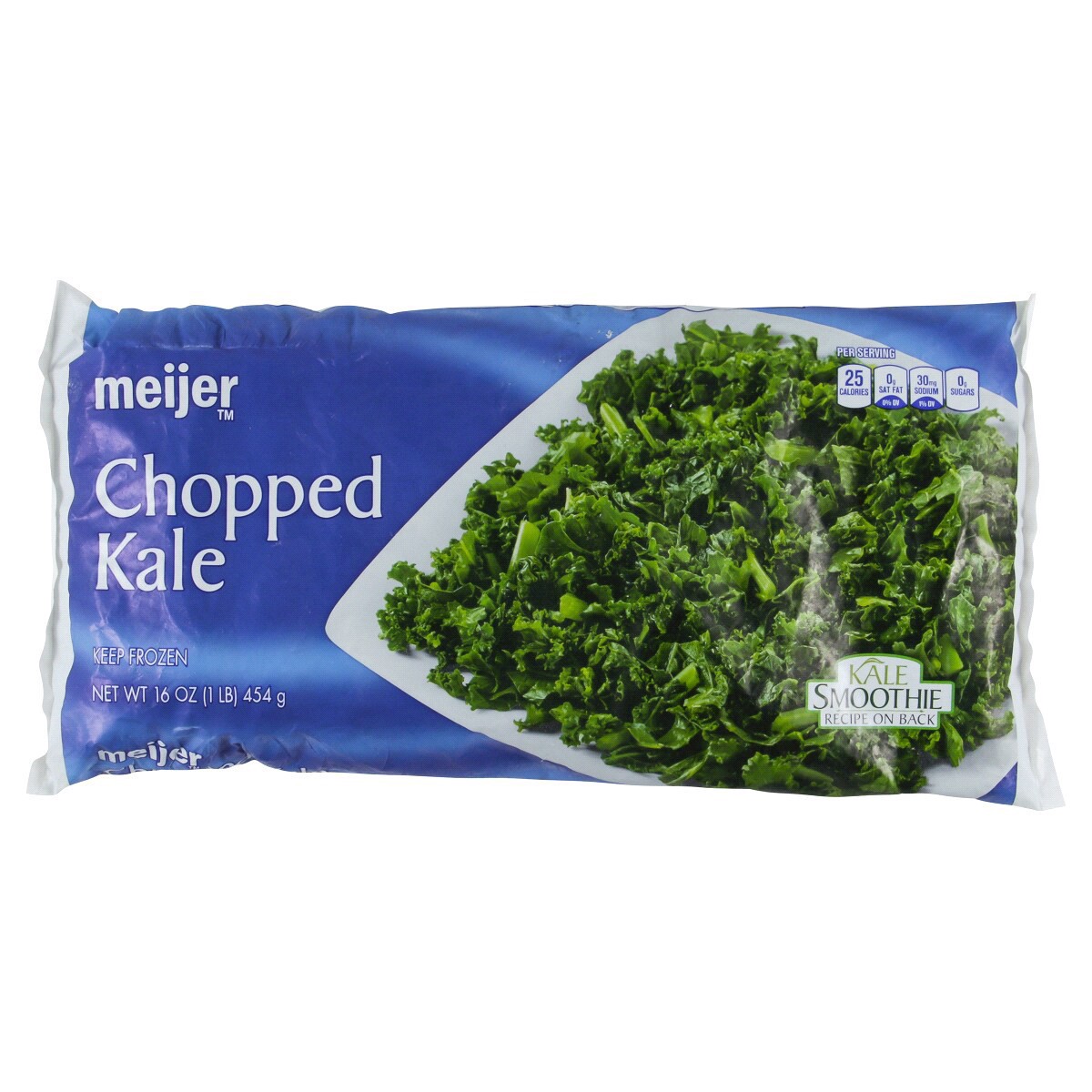 slide 1 of 5, Meijer Frozen Chopped Kale, 16 oz