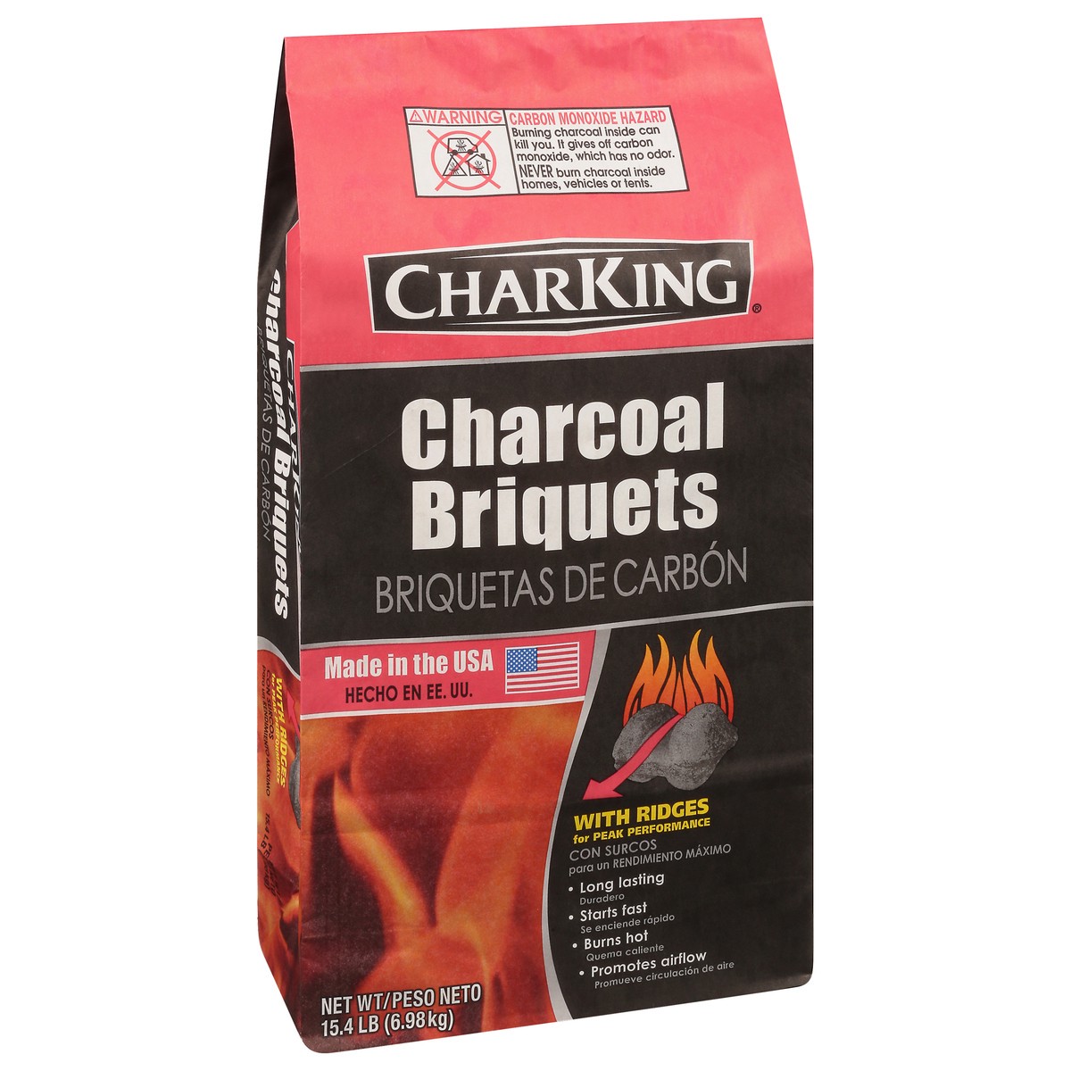 slide 4 of 9, CharKing Charcoal Briquets 15.4 lb, 15.4 lb