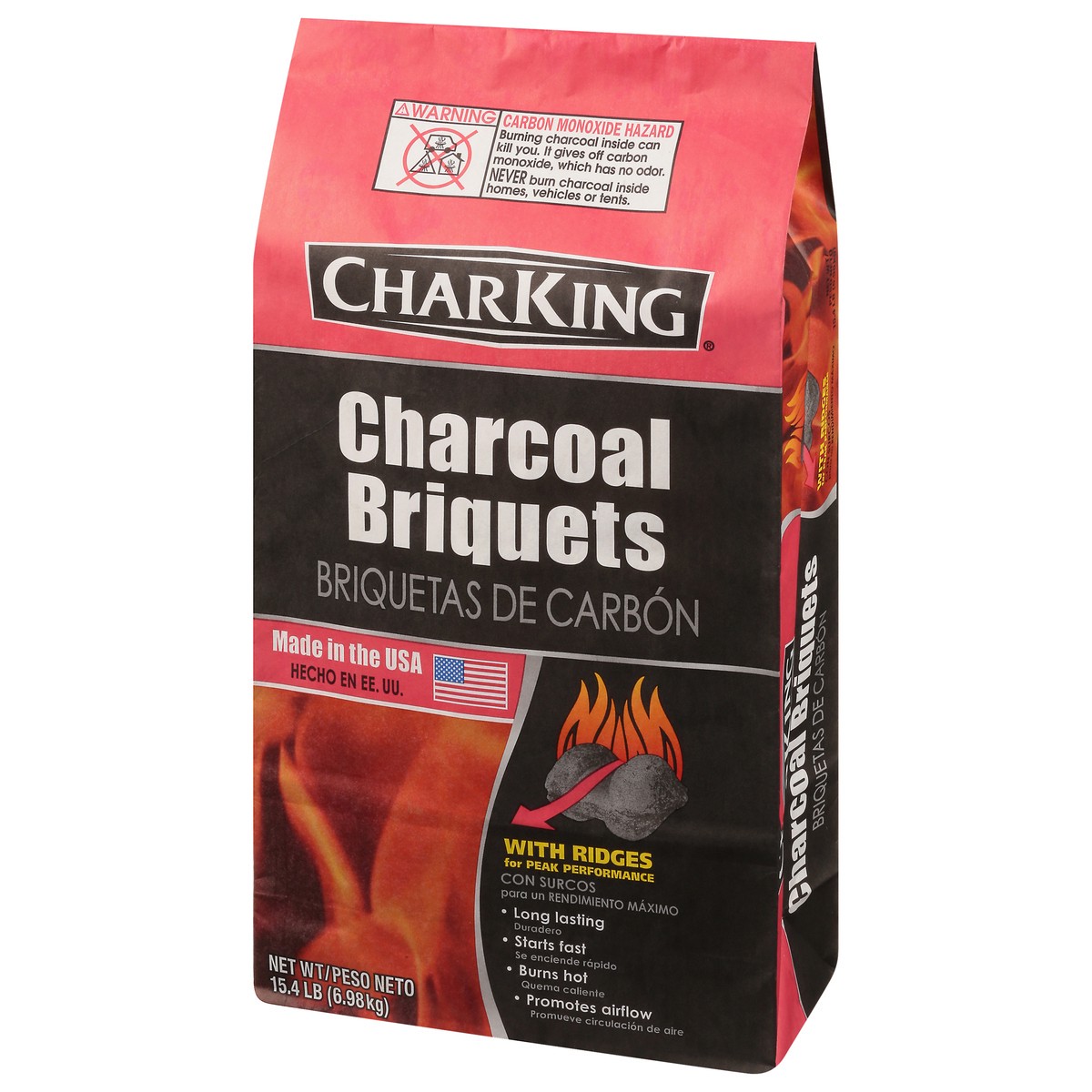 slide 5 of 9, CharKing Charcoal Briquets 15.4 lb, 15.4 lb