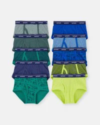 Carter's Boys 10-Pack Dinosaur Animal Print Brief Underwear