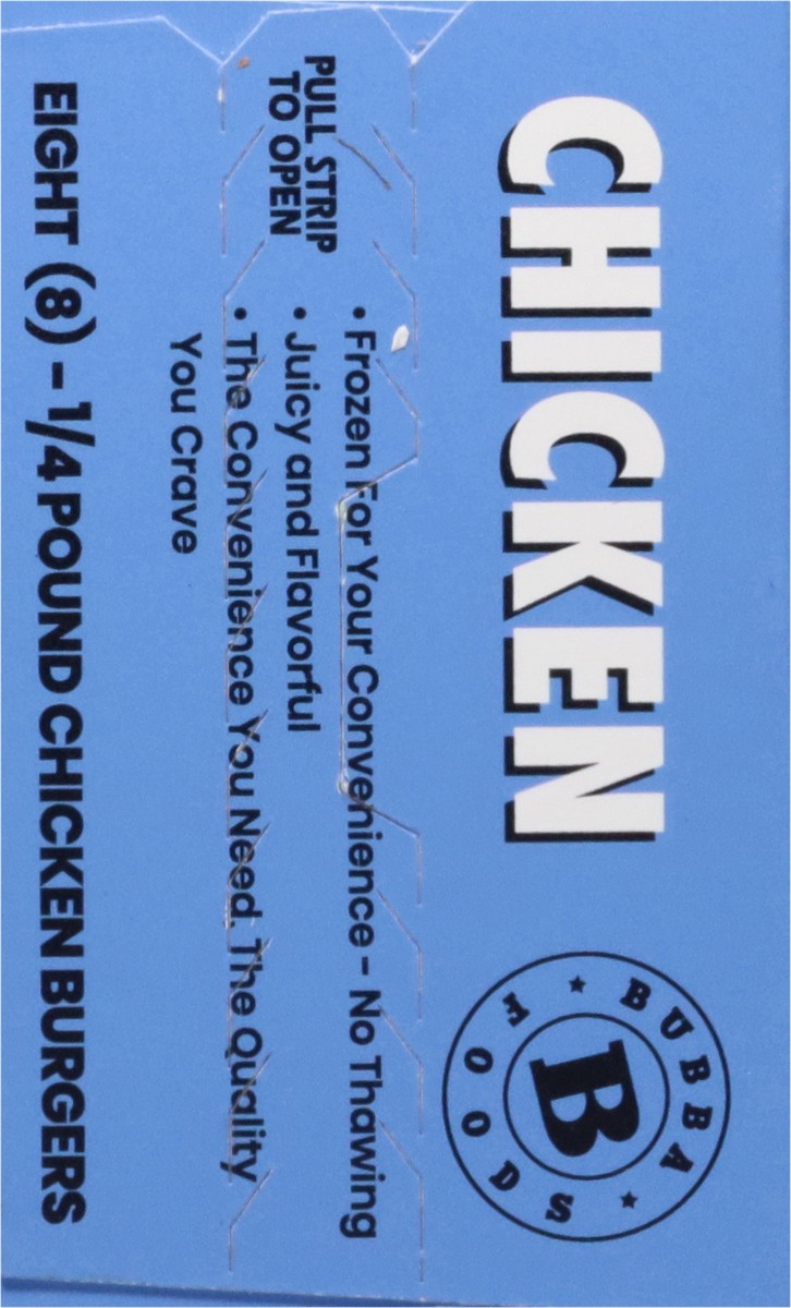 slide 6 of 14, BUBBA Burger Chicken Burgers 8 ea, 8 ct