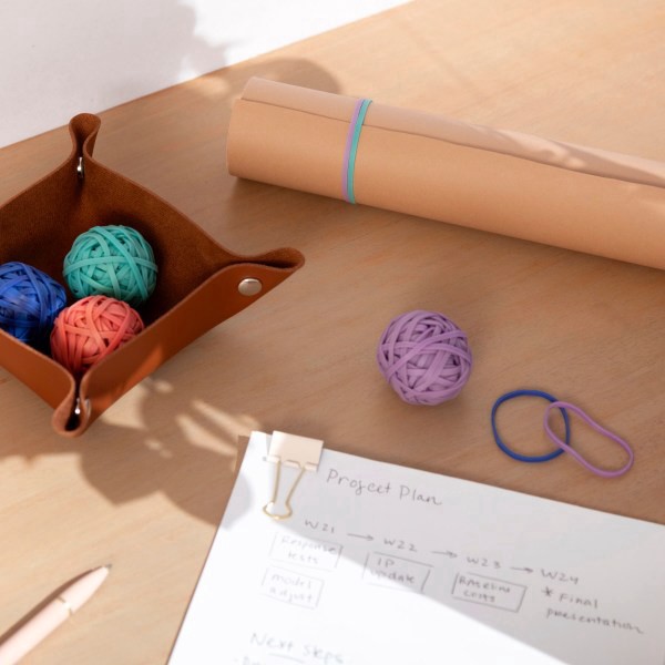 slide 3 of 4, U Brands® Mini Rubber Band Balls, Assorted Brights, Set Of 4 Balls, 1 ct