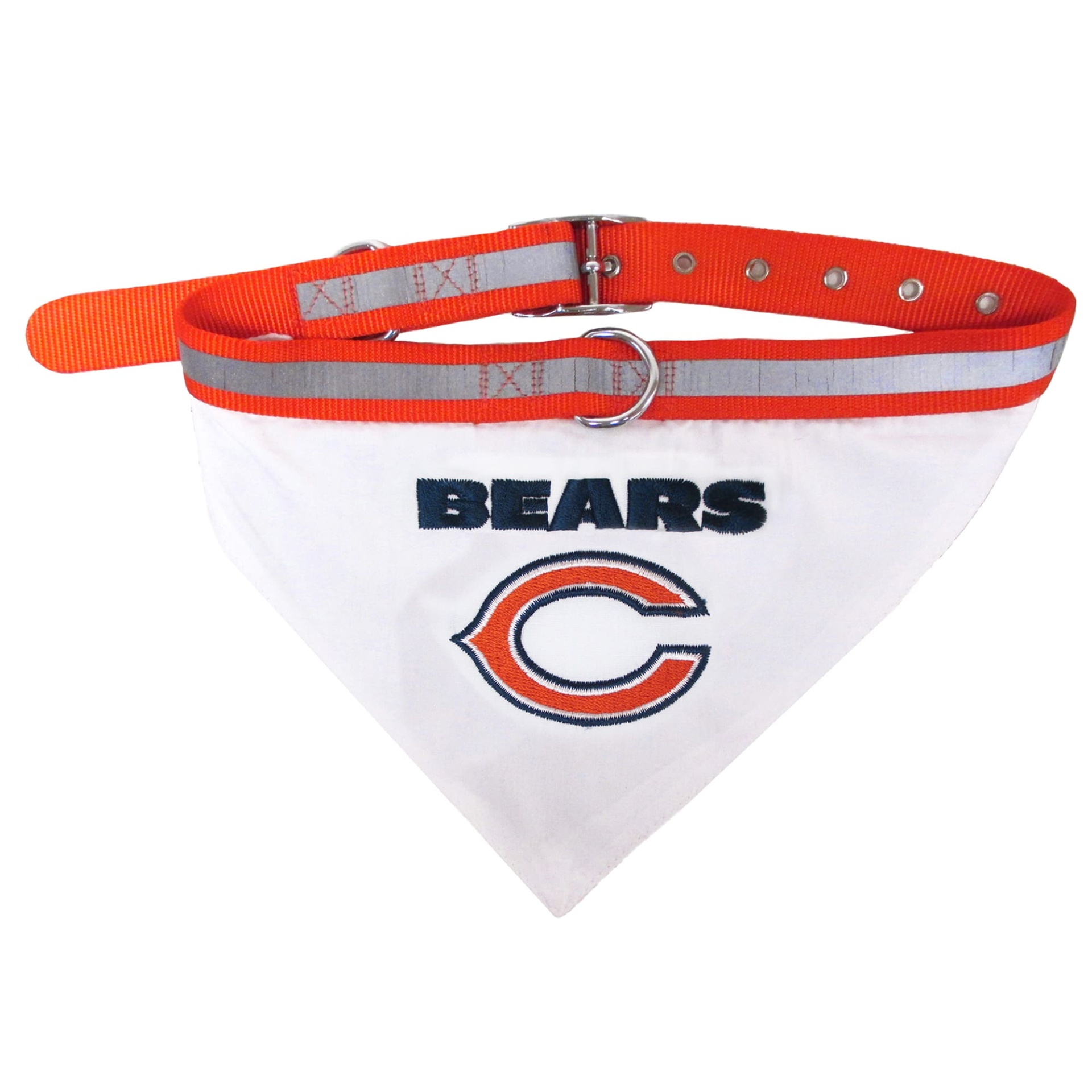 slide 1 of 1, Pets First Chicago Bears Collar Bandana, LG