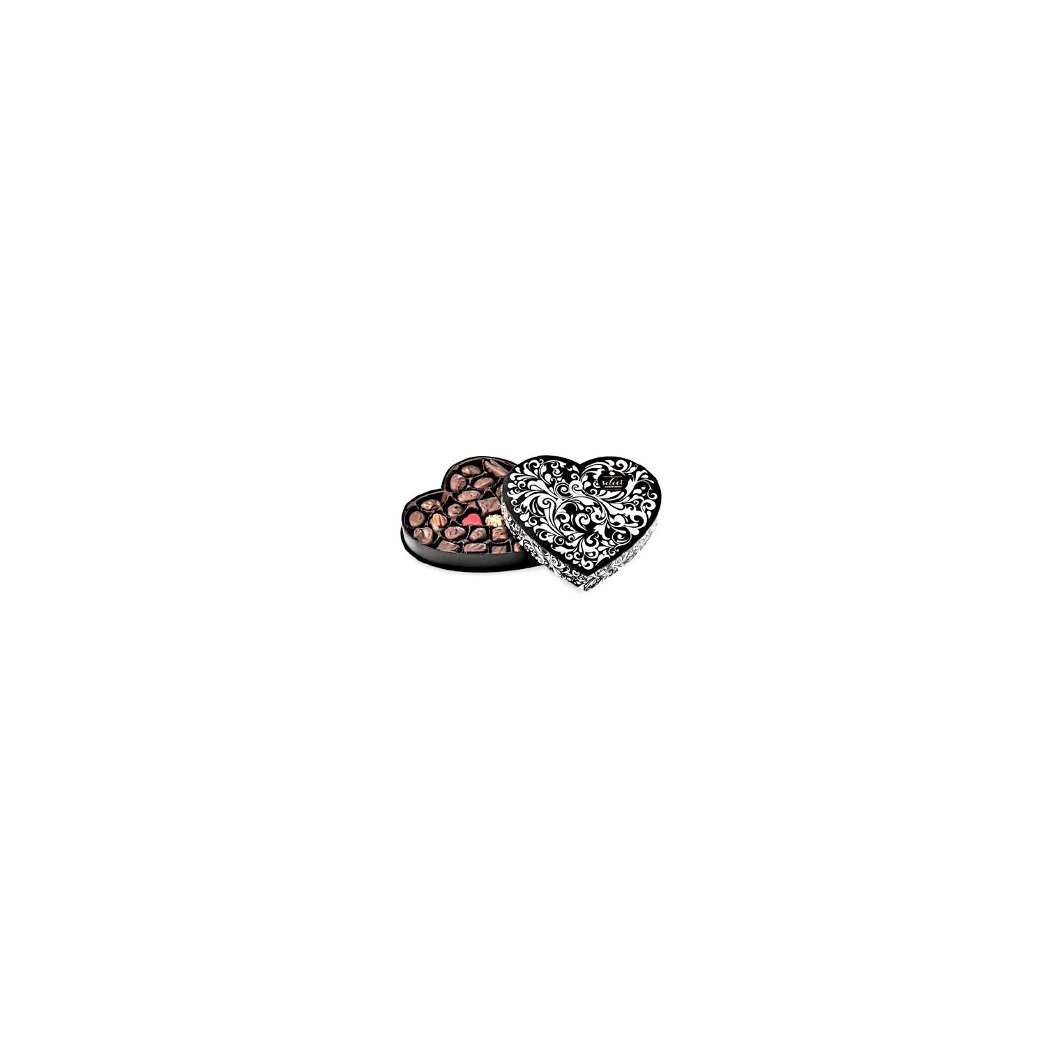 slide 1 of 1, Abdallah Valentine’s Day Midnight Asstorted Swirl Chocolate, 12.25 Ounce, 12.25 oz