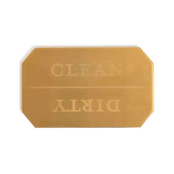 slide 4 of 4, U Brands® Dishwasher Magnet, 2-3/8"" x 3-7/8"", Gold, 1 ct