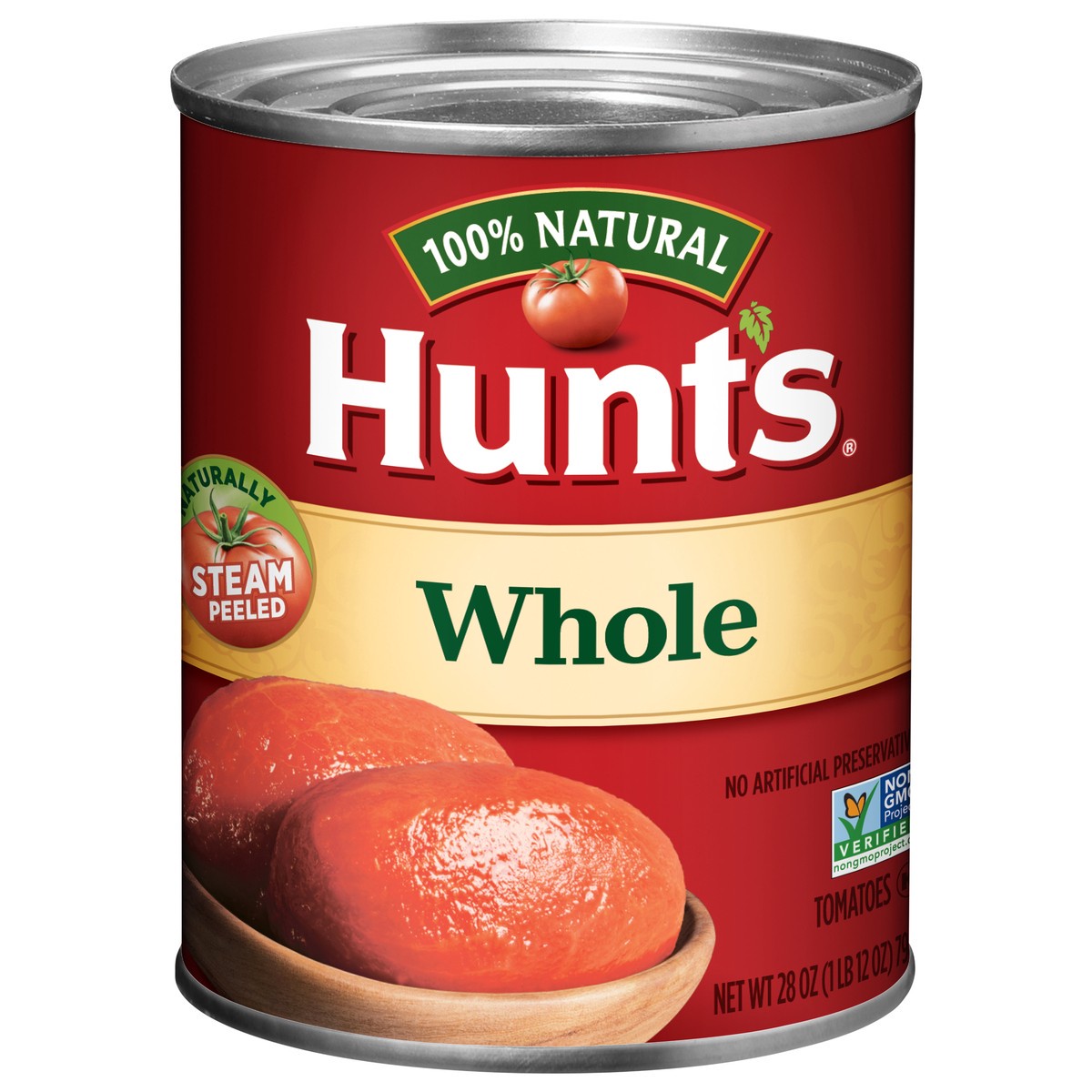 slide 1 of 2, Hunt's Whole Tomatoes 28 oz, 28 oz