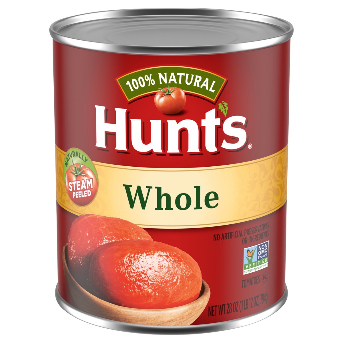 slide 1 of 2, Hunt's Whole Peeled Plum Tomatoes, 28 oz., 28 oz