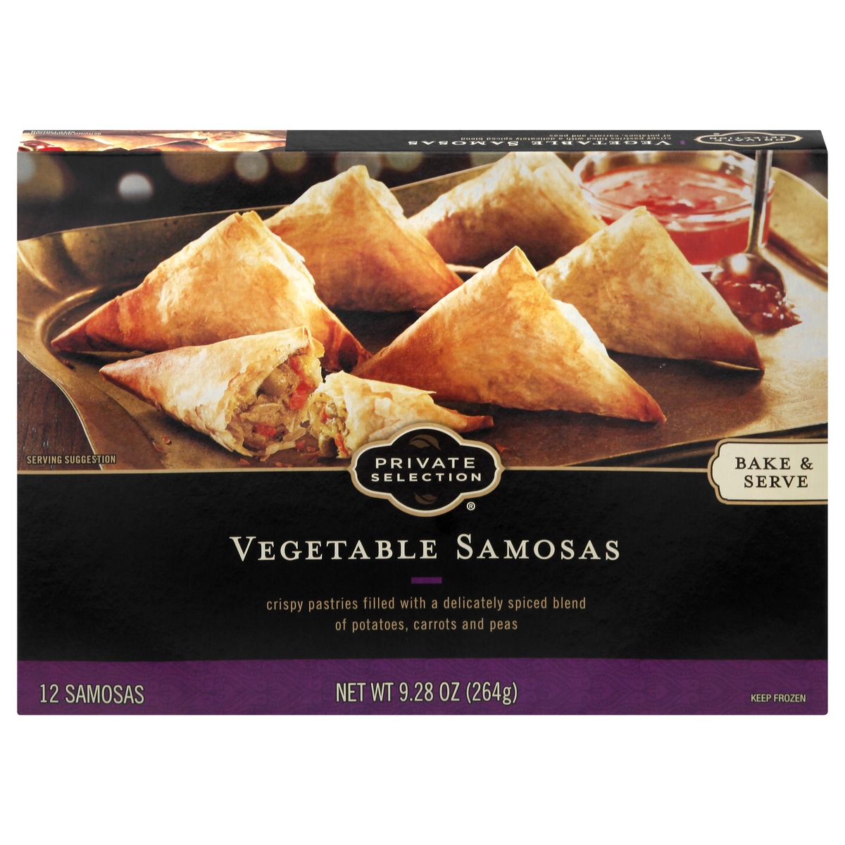 slide 1 of 1, Private Selection Vegetable Samosas, 12 ct