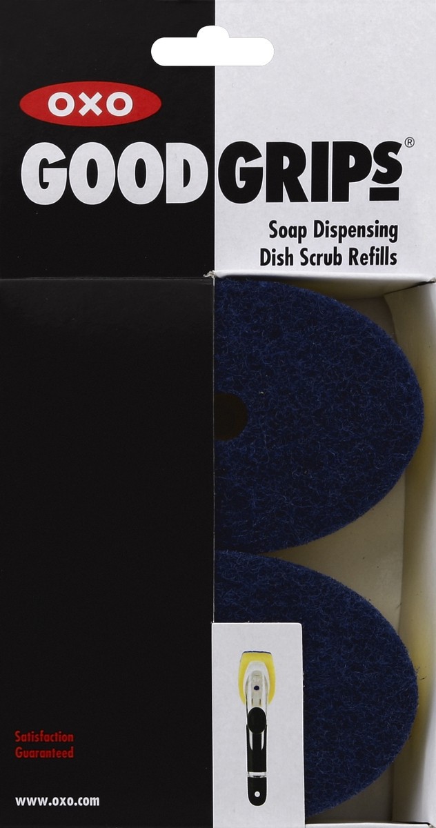 slide 4 of 5, OXO Dish Scrub Refills 1 ea, 2.5 in x 1 in x 3.5 in