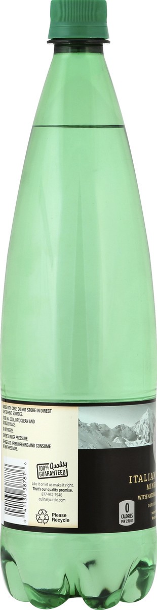 slide 4 of 6, Culinary Circle Sparkling Water, Mineral, Italian, 33.8 oz