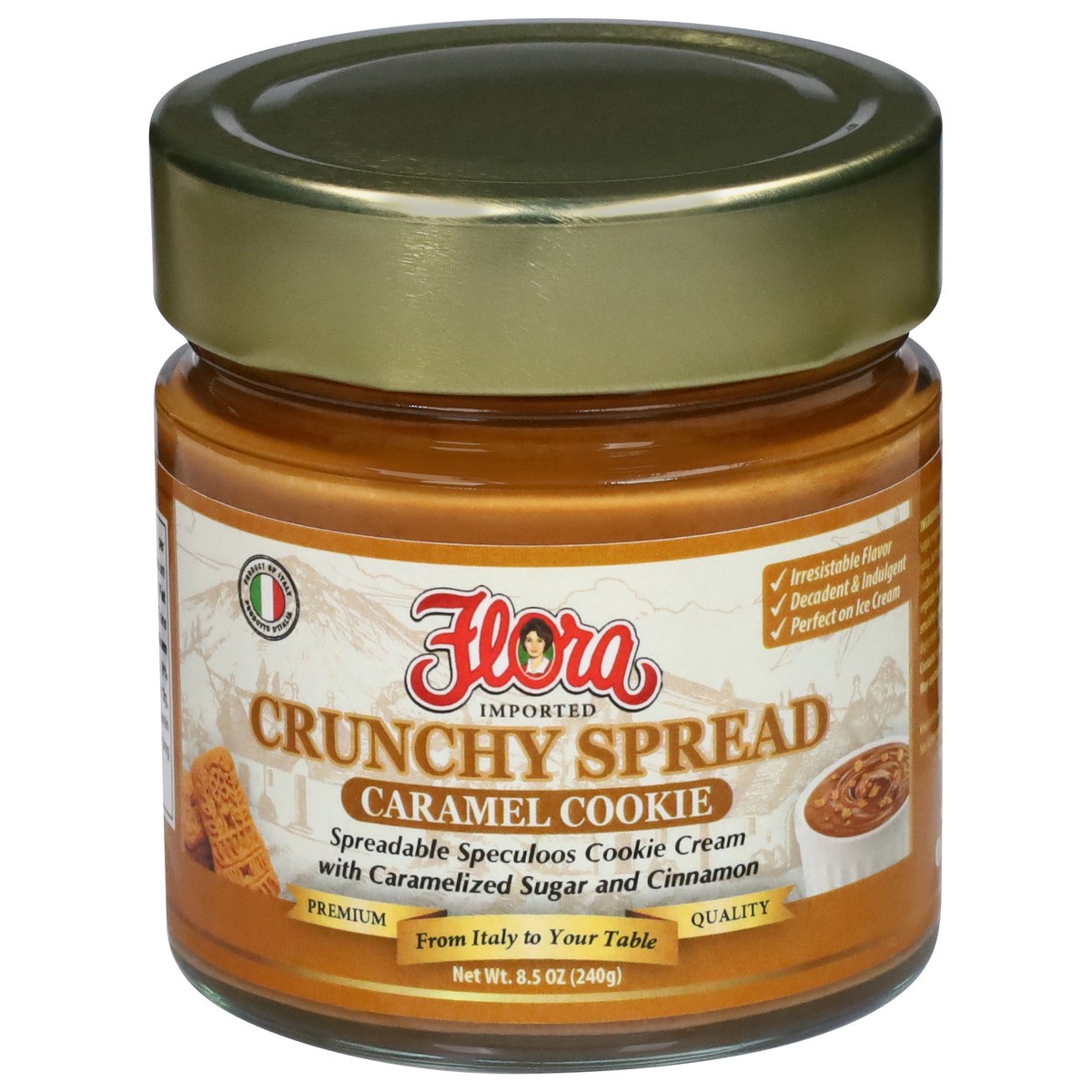 slide 3 of 4, Flora Caramel Cookie Crunchy Spread 8.5 oz, 8.5 oz