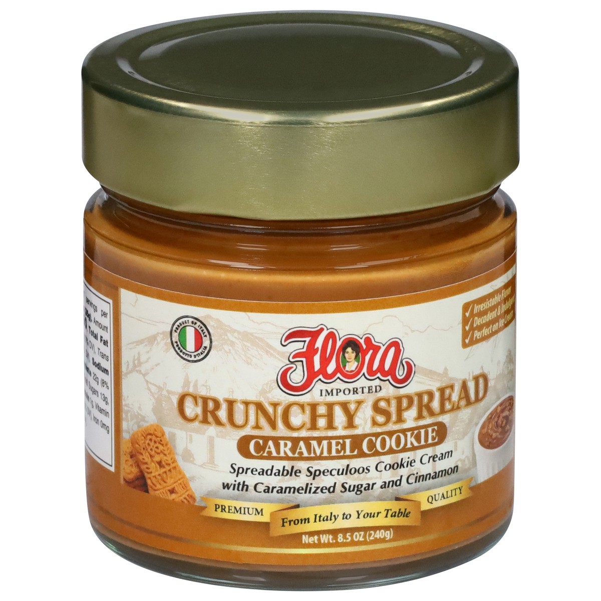 slide 2 of 4, Flora Caramel Cookie Crunchy Spread 8.5 oz, 8.5 oz
