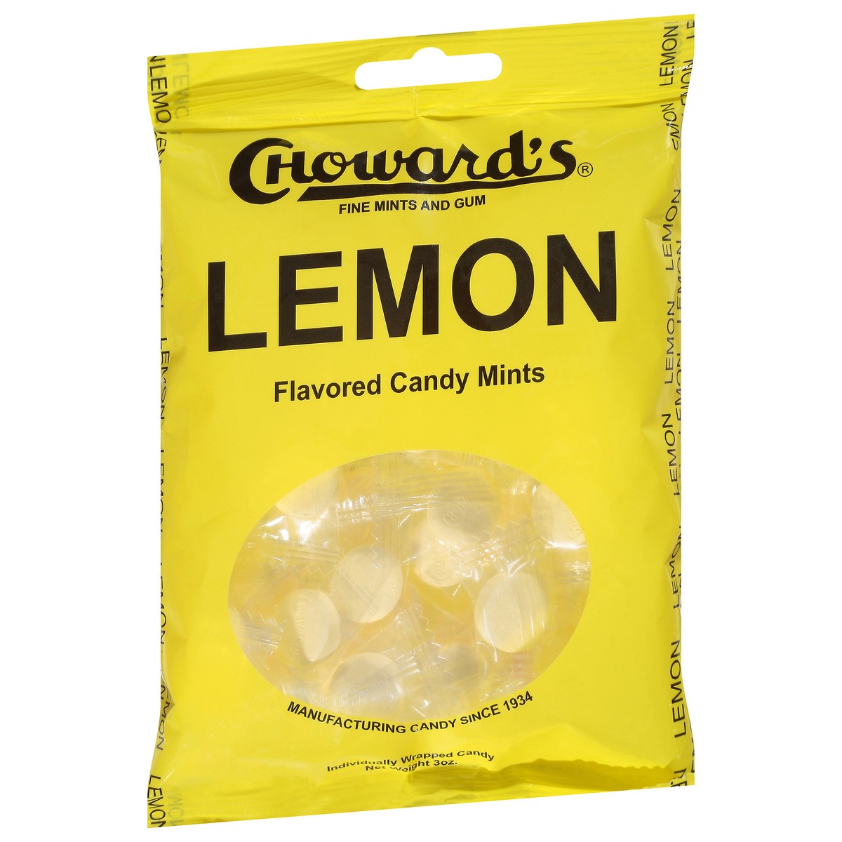 slide 10 of 13, C. Howard's Lemon Candy Mints 3 oz, 3 oz