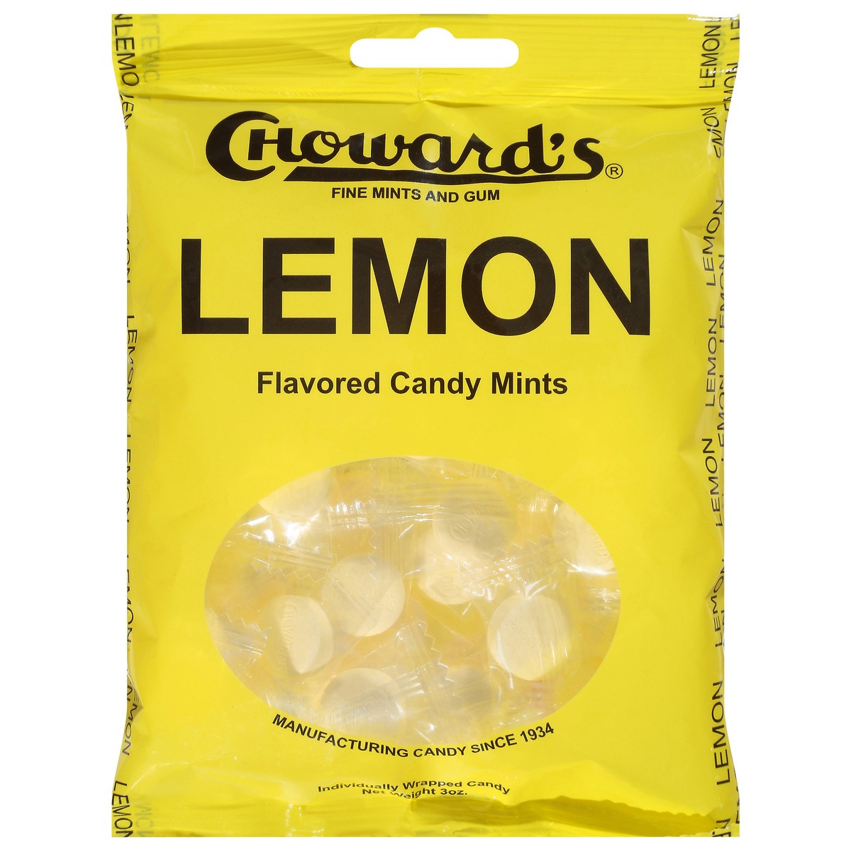slide 1 of 13, C. Howard's Lemon Candy Mints 3 oz, 3 oz