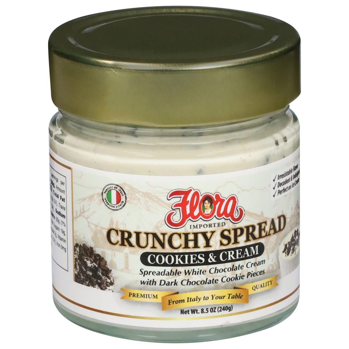slide 2 of 4, Flora Cookies & Cream Crunchy Spread 8.5 oz, 8.5 oz