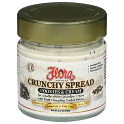 Flora Cookies & Cream Crunchy Spread 8.5 oz