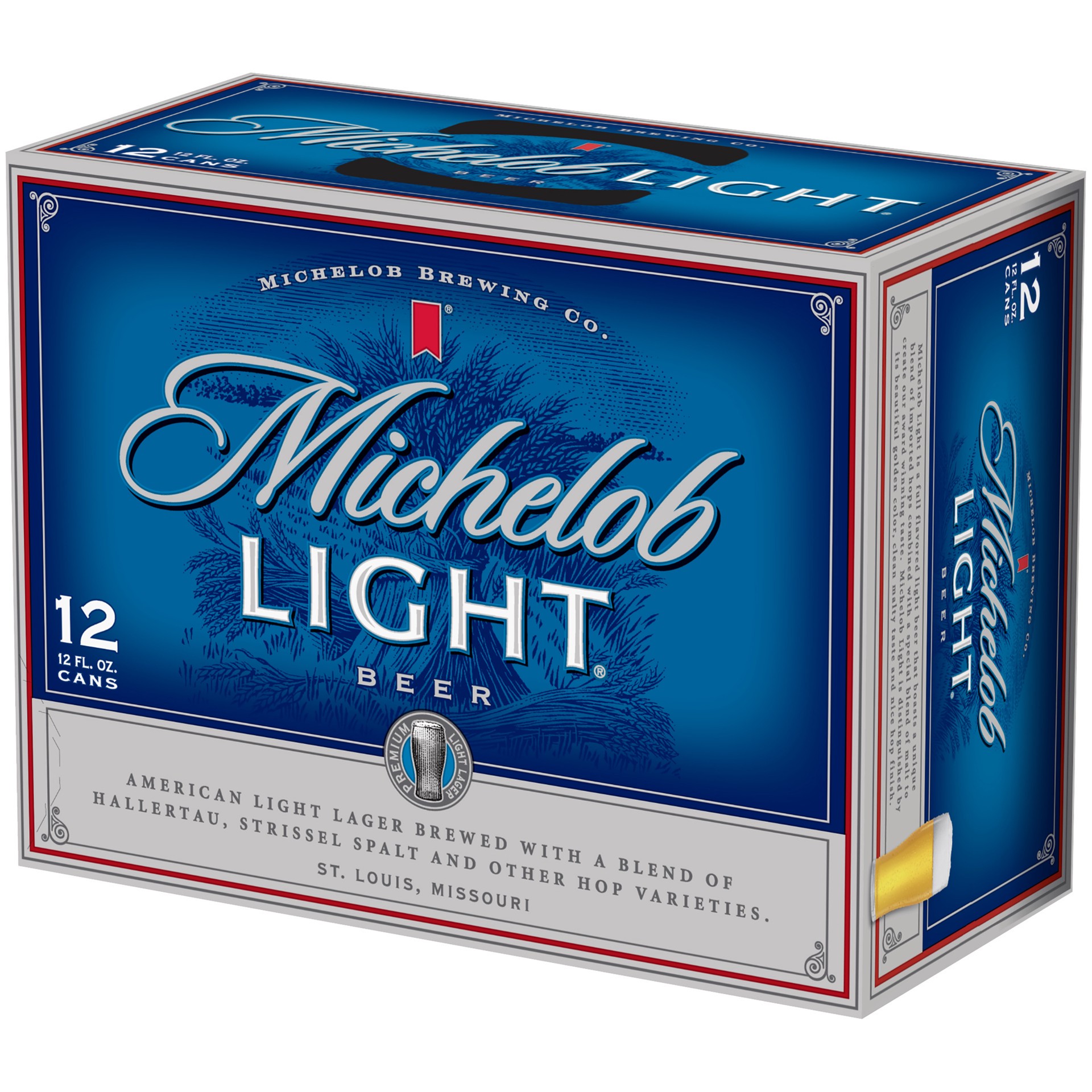 slide 3 of 3, Michelob Light Beer, 12 Pack 12 fl. oz. Cans, 12 ct; 12 fl oz