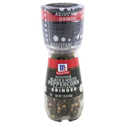 McCormick Premium Black & White Peppercorn Grinder, 1.26 oz