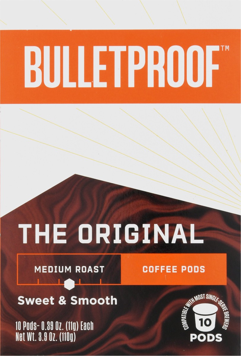 slide 6 of 9, Bulletproof Original Medium Roast Coffee Pods, 3.8 oz