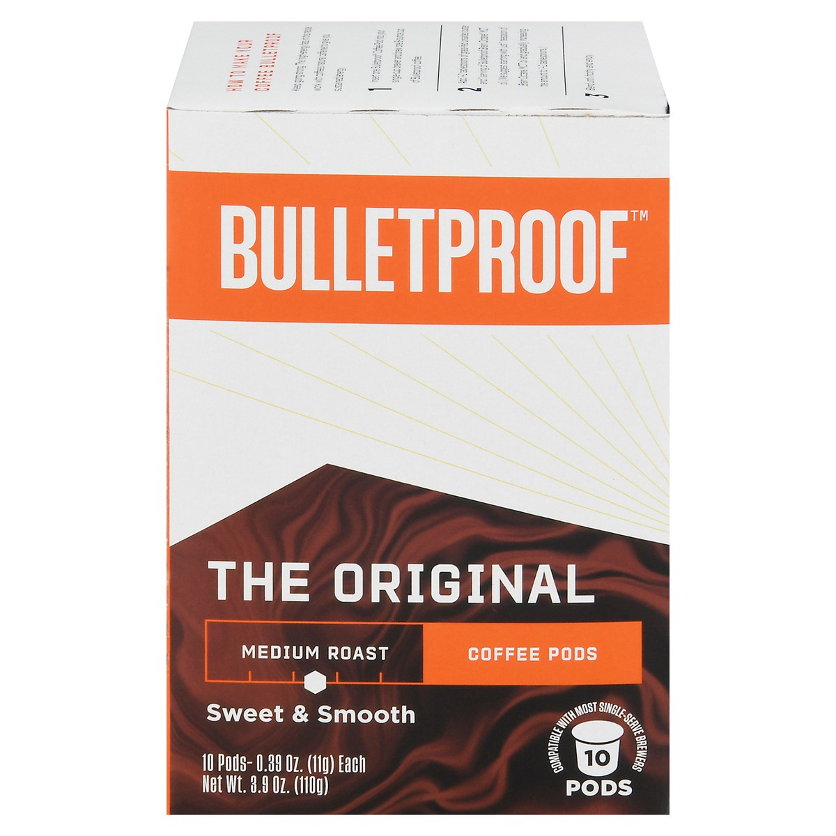 slide 1 of 9, Bulletproof Original Medium Roast Coffee Pods, 3.8 oz