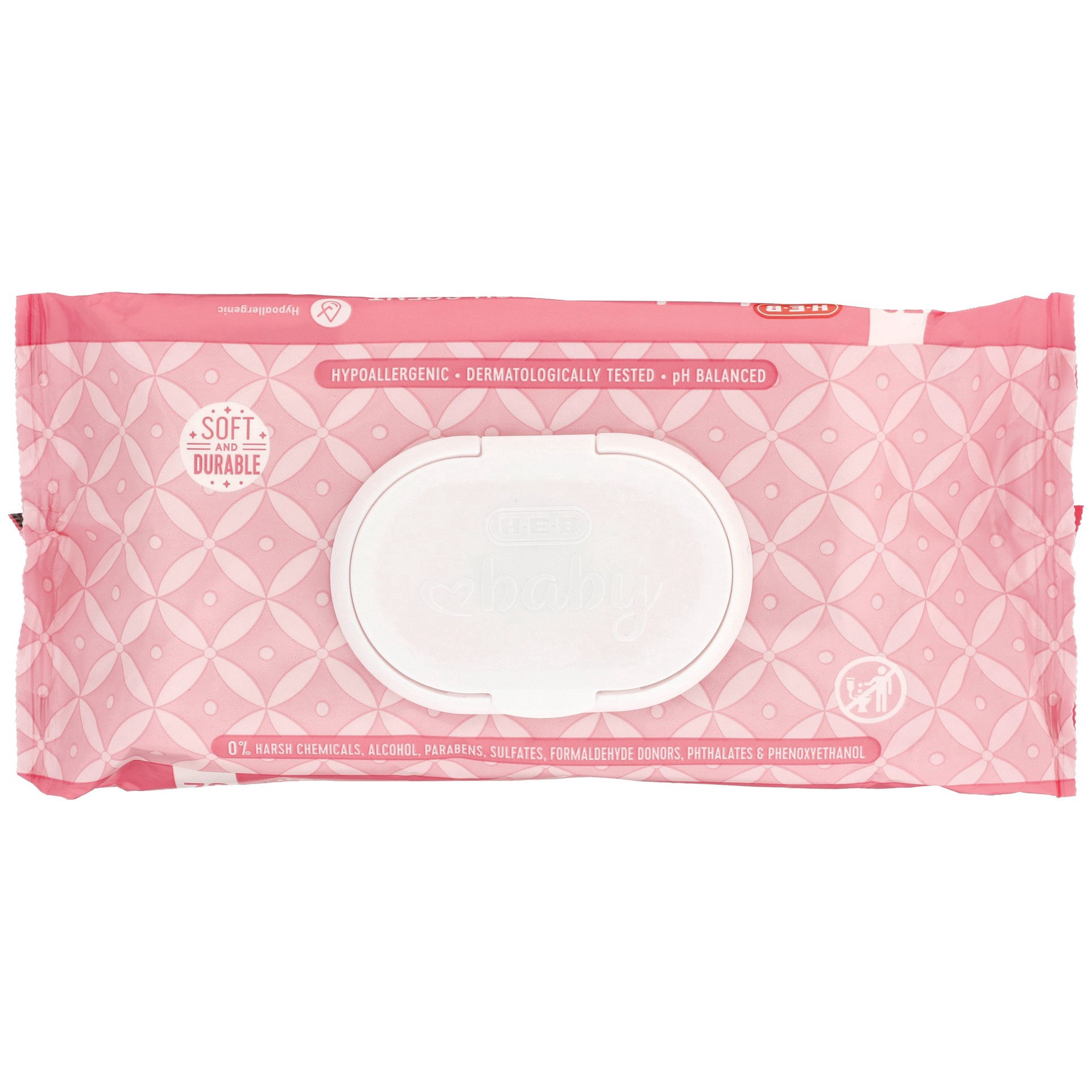 slide 1 of 1, H-E-B Baby Scented Wipes, 72 ct