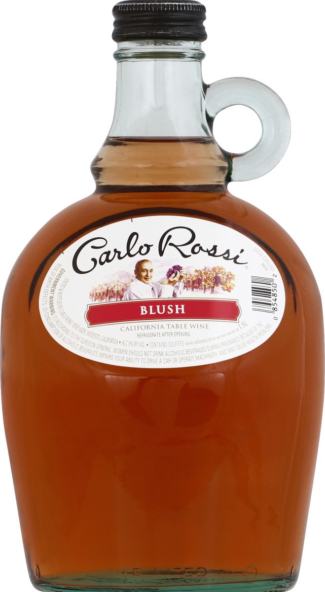 slide 1 of 4, Carlo Rossi Blush 1.5 lt, 1.5 liter