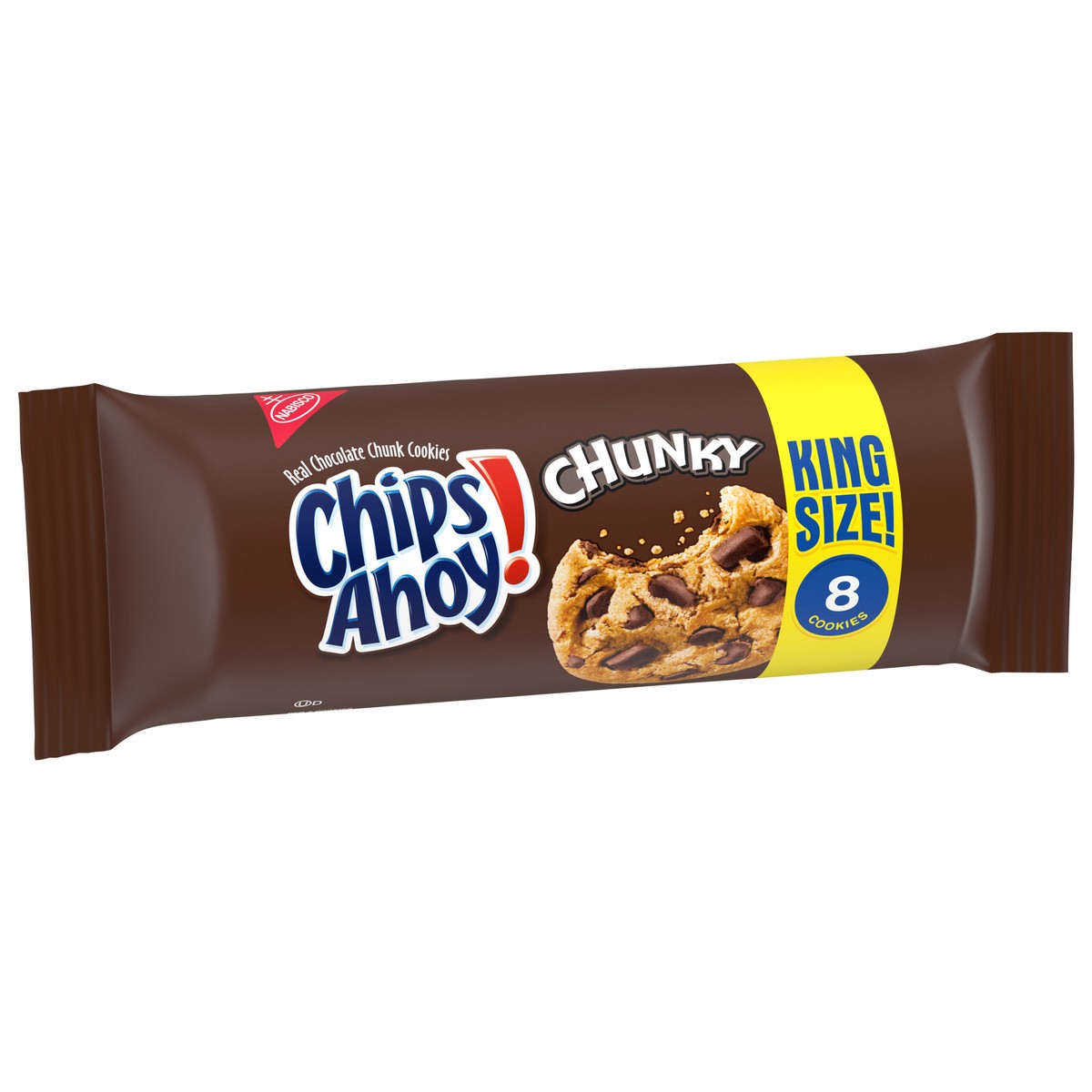 slide 2 of 9, CHIPS AHOY! Chunky Chocolate Chip Cookies, King Size, 4.15 oz, 4.15 oz