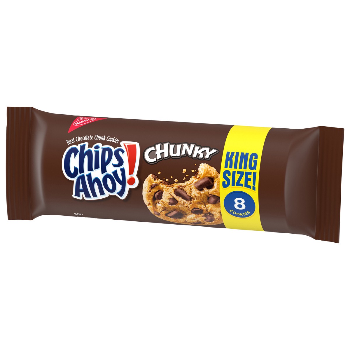 slide 3 of 9, CHIPS AHOY! Chunky Chocolate Chip Cookies, King Size, 4.15 oz, 4.15 oz