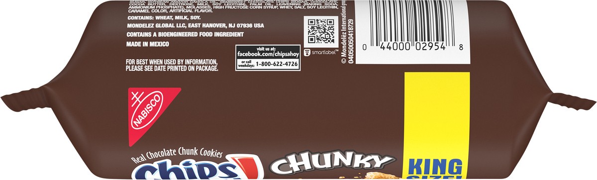slide 9 of 9, CHIPS AHOY! Chunky Chocolate Chip Cookies, King Size, 4.15 oz, 4.15 oz