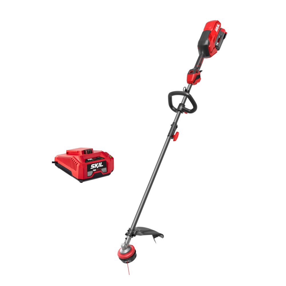 slide 2 of 3, SKIL PWR CORE 40™ Brushless 40V 16in Power Head String Trimmer Kit, 16 in