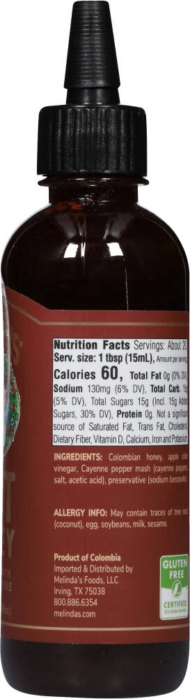 slide 4 of 4, Melinda's Hot Honey 10 fl oz, 10 fl oz