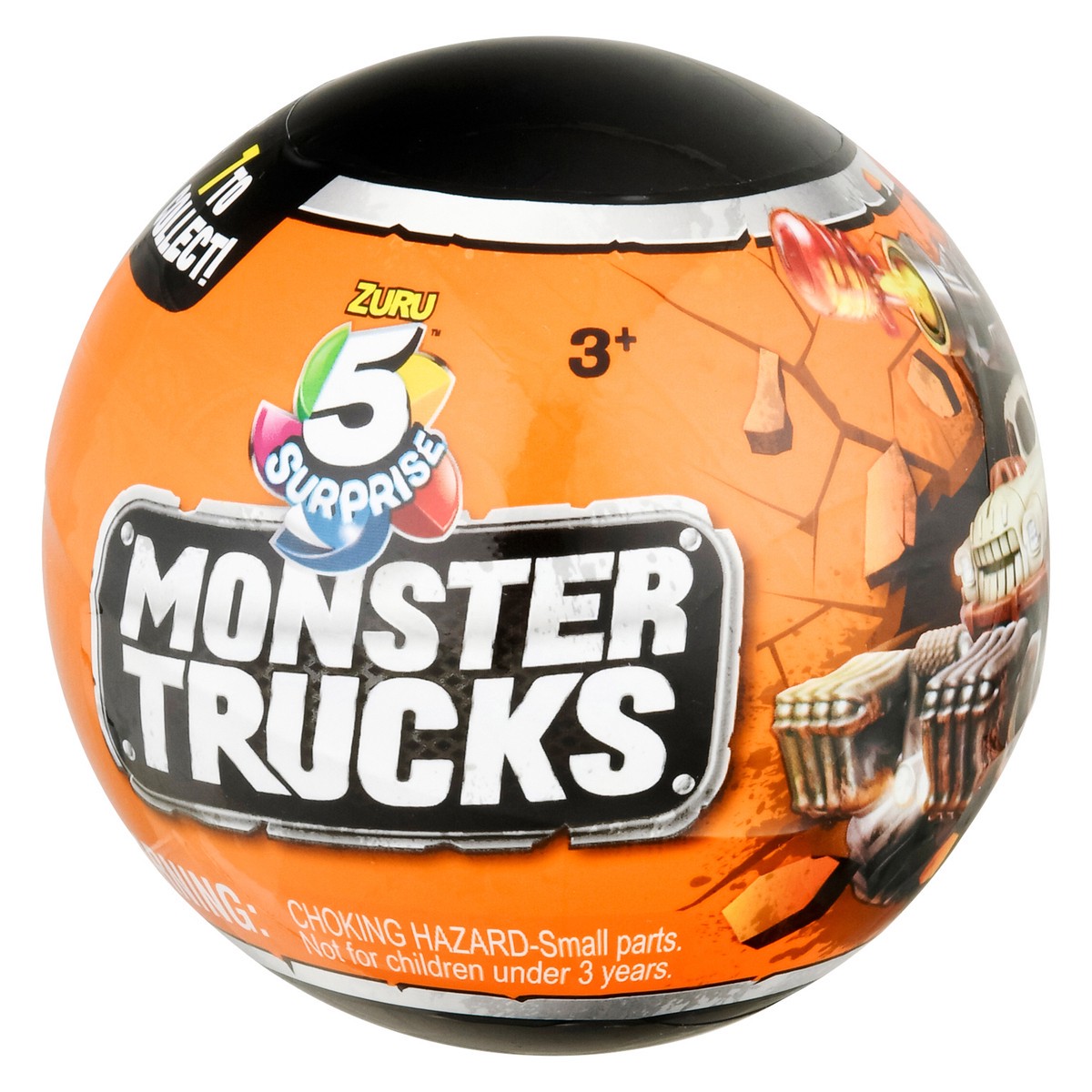 slide 8 of 9, ZURU 5 Surprise Monster Trucks 1 ea, 1 ct