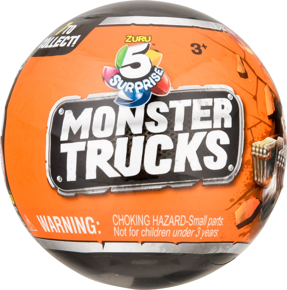 slide 2 of 9, ZURU 5 Surprise Monster Trucks 1 ea, 1 ct
