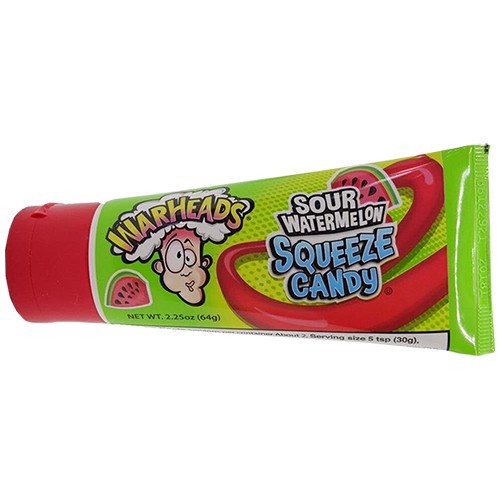 slide 1 of 1, Warheads Sour Squeeze Candy, 2.25 oz