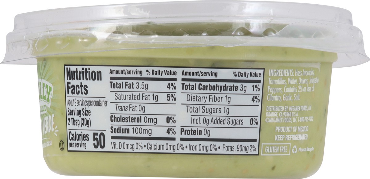 slide 9 of 14, Wholly Guacamole Avocado Verde 10 oz, 10 oz