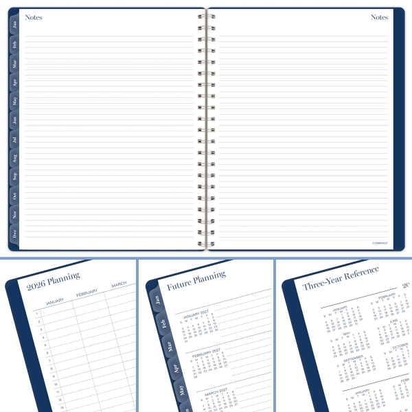 slide 5 of 10, Cambridge® Apex 2026 Weekly Monthly Planner, Large, 8 1/2"" x 11"", 1 ct