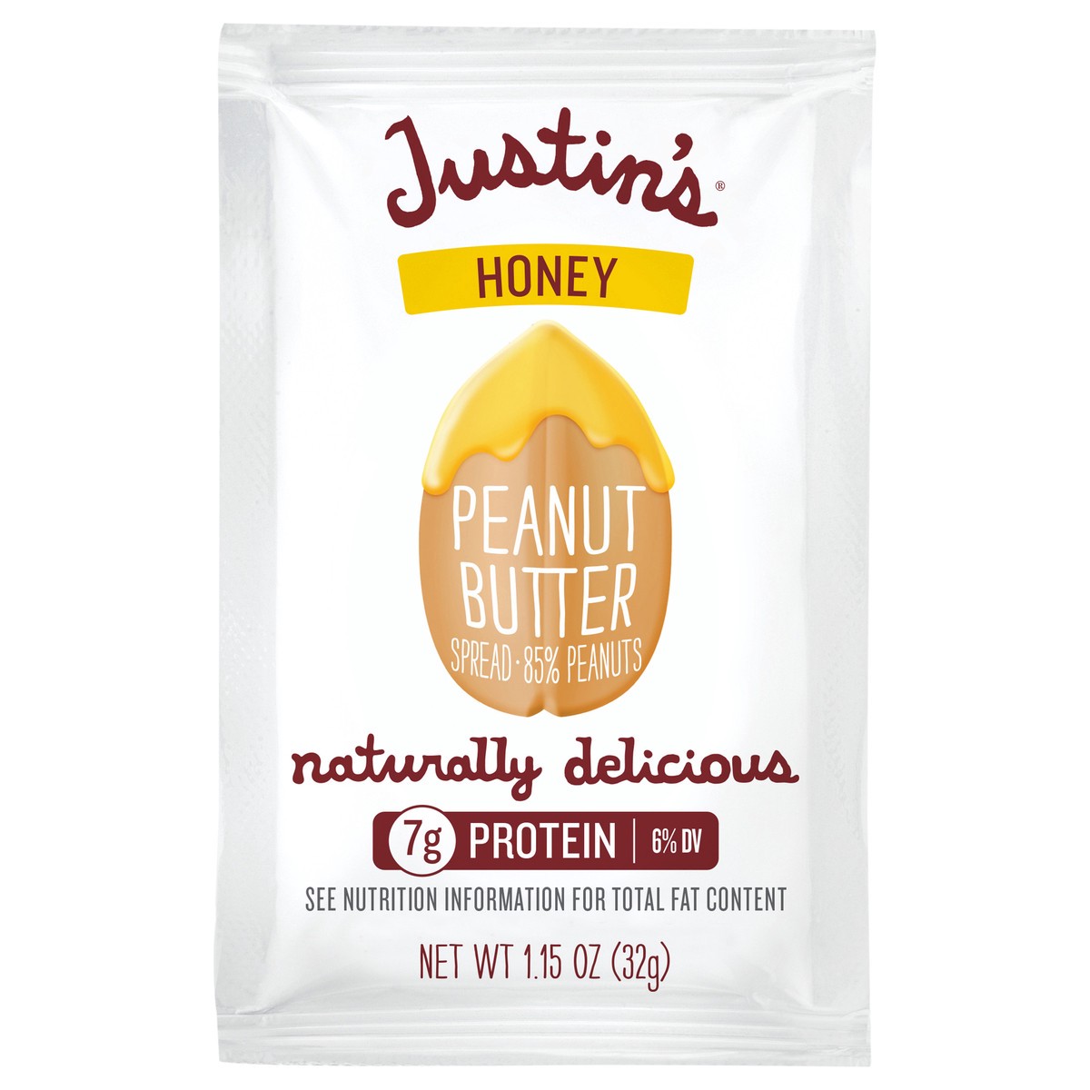 slide 9 of 11, Justin's Honey Peanut Butter - 1.15 oz, 1.15 oz