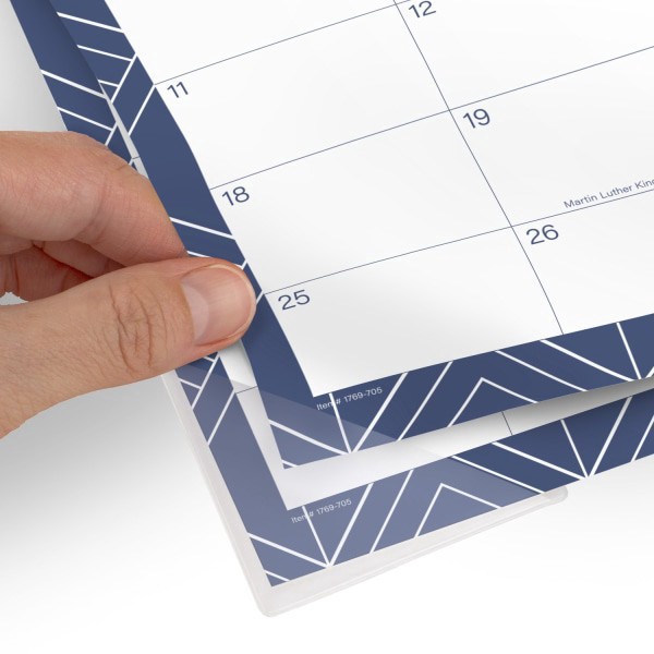 slide 8 of 8, Cambridge® Apex 2026 Monthly Desk Pad Calendar, Compact, 17 3/4"" x 11"", 1 ct