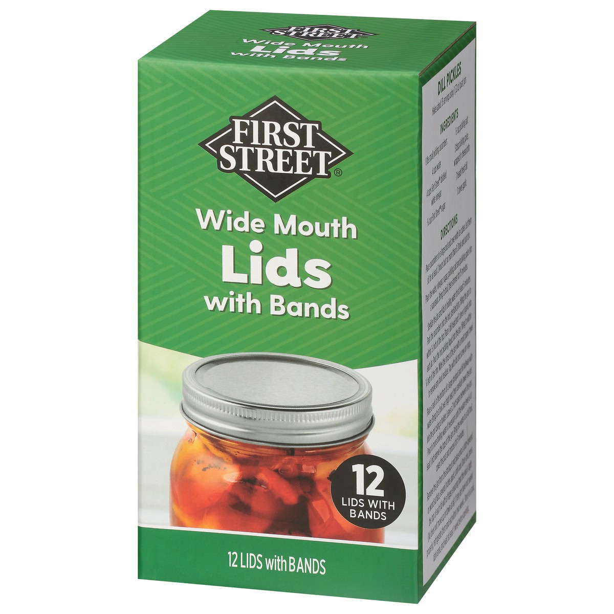 slide 4 of 14, First Street Fs Wide Jar Lids/Bands, 12 ct