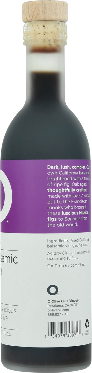 slide 9 of 14, O Vinegar Balsamic Fig Cali, 300 ml