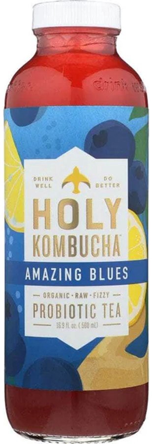 slide 1 of 4, Holy Kombucha Amazing Blues - 16.9 fl oz, 16.9 fl oz