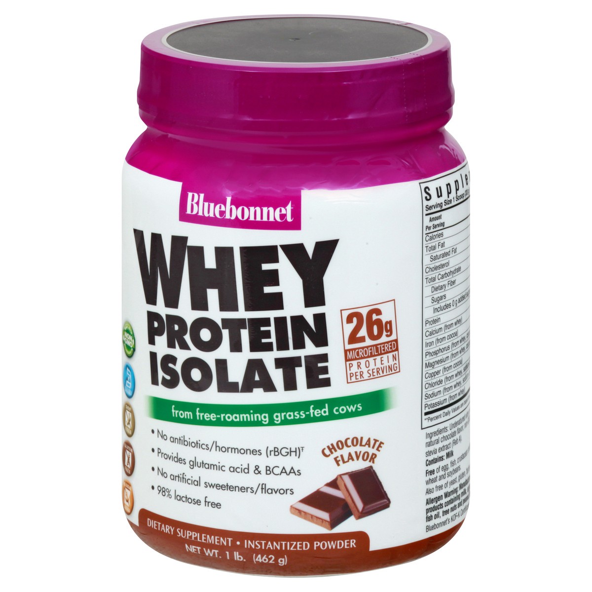 slide 2 of 12, Bluebonnet Nutrition Whey Protein Isolate Choc, 1 ct