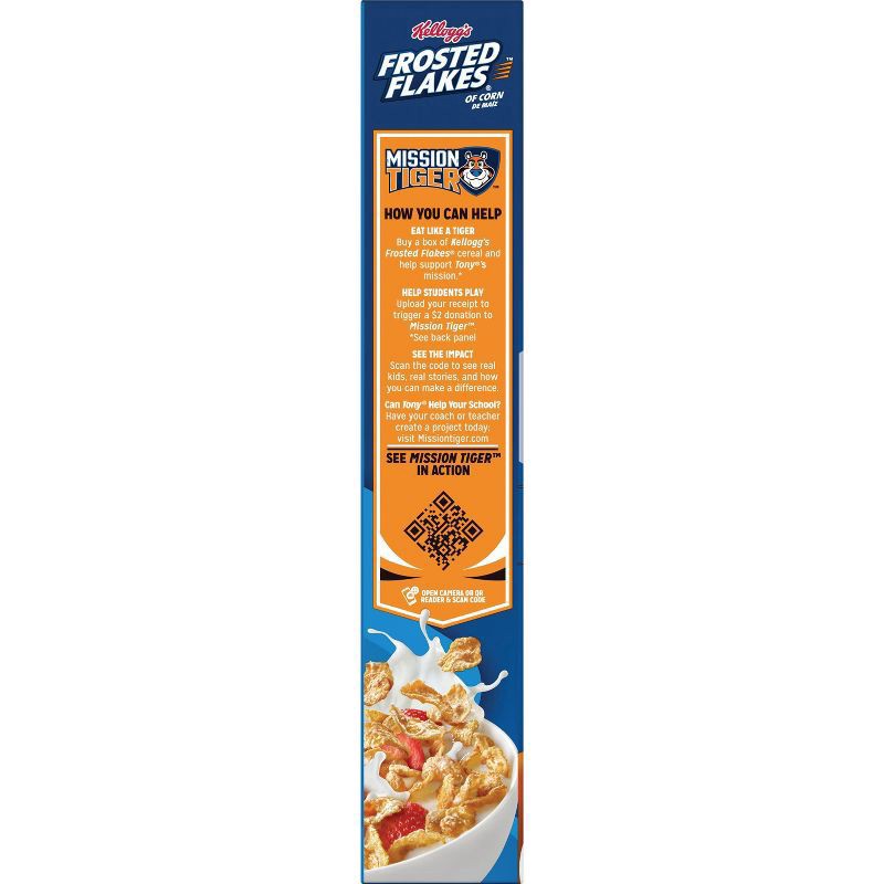 slide 6 of 7, Frosted Flakes Kellogg's Frosted Flakes Breakfast Cereal, Kids Cereal, Family Breakfast, Original, 12oz Box, 1 Box, 12 oz