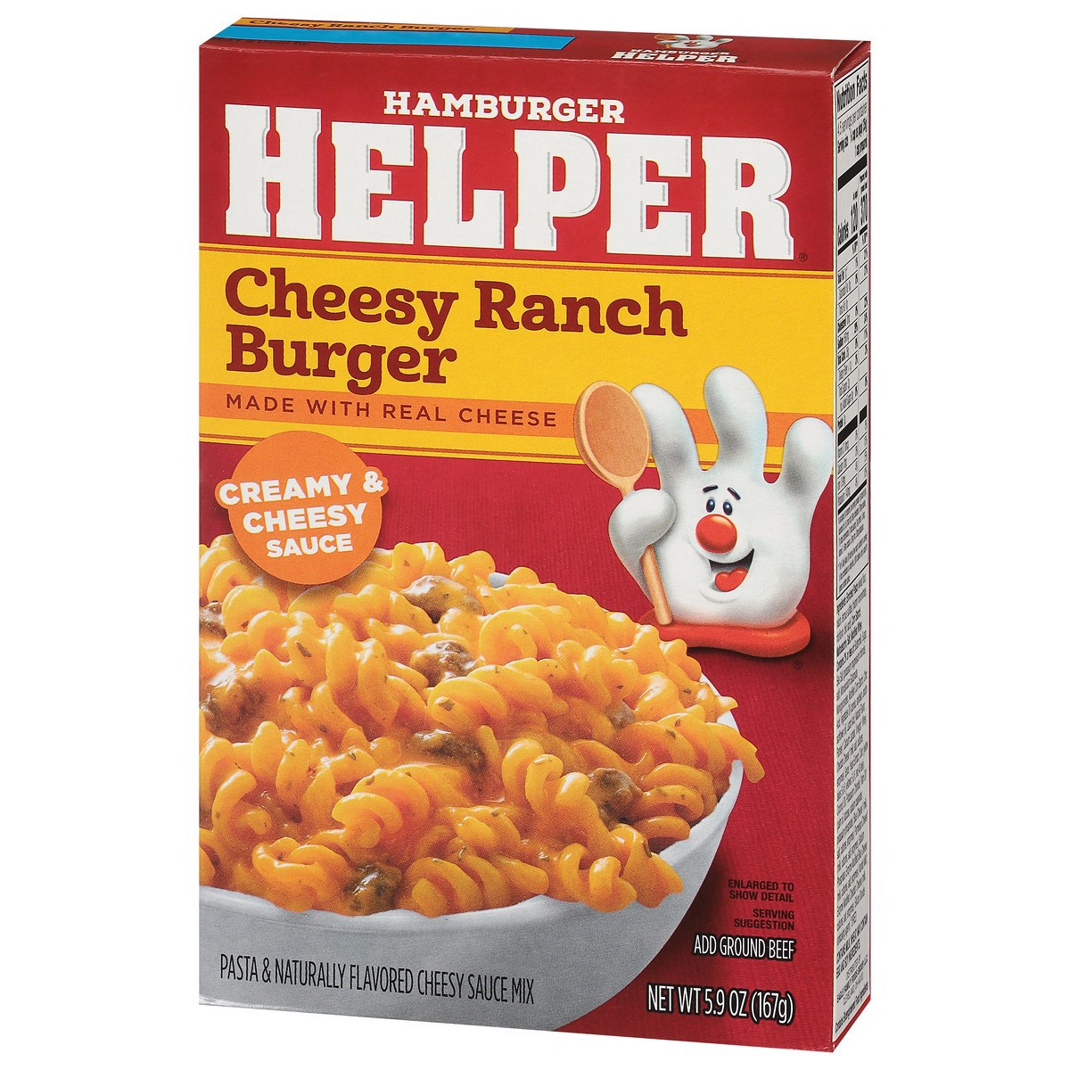 slide 4 of 14, Hamburger Helper Creamy & Cheesy Sauce Cheesy Ranch Burger 5.9 oz, 5.9 oz