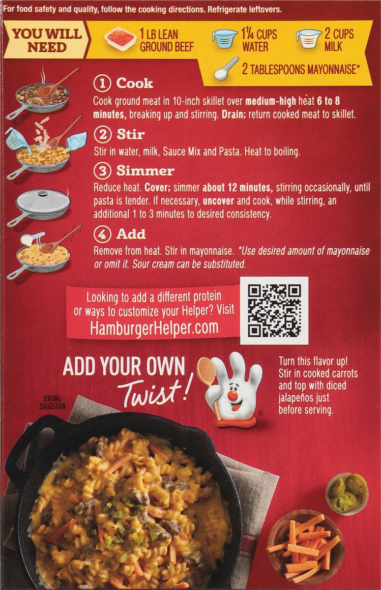 slide 5 of 14, Hamburger Helper Creamy & Cheesy Sauce Cheesy Ranch Burger 5.9 oz, 5.9 oz