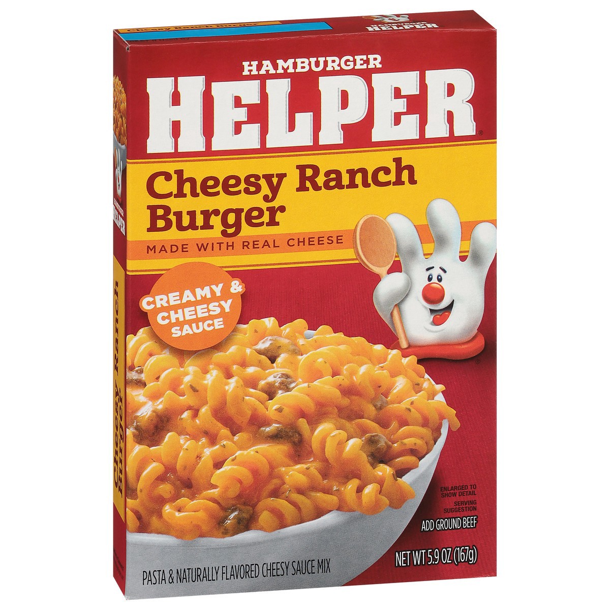 slide 2 of 14, Hamburger Helper Creamy & Cheesy Sauce Cheesy Ranch Burger 5.9 oz, 5.9 oz