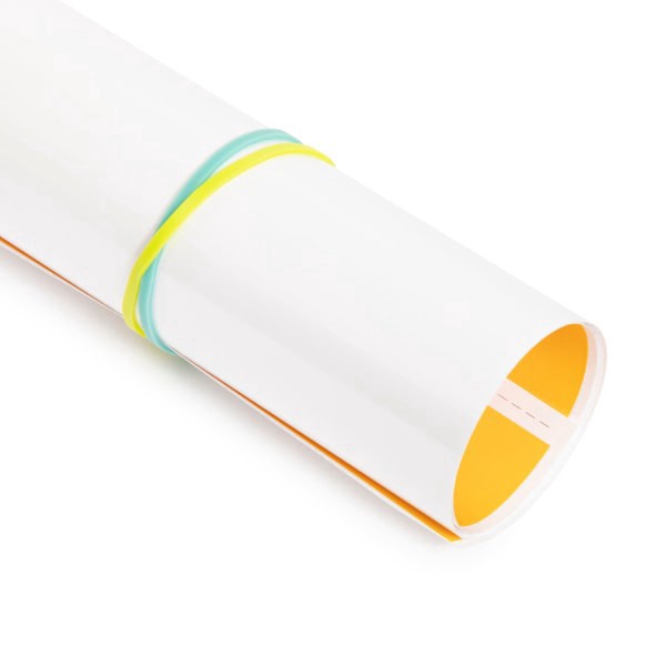 slide 4 of 4, U Brands® Elastic Band Box, 2 Oz, Neon, Box Of 55 Bands, 1 ct