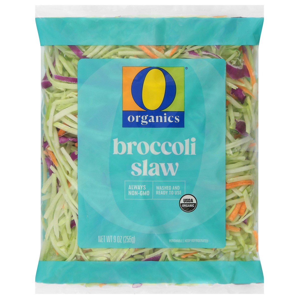slide 2 of 4, O Organics Broccoli Slaw 9 Oz - 9 OZ, 9 oz