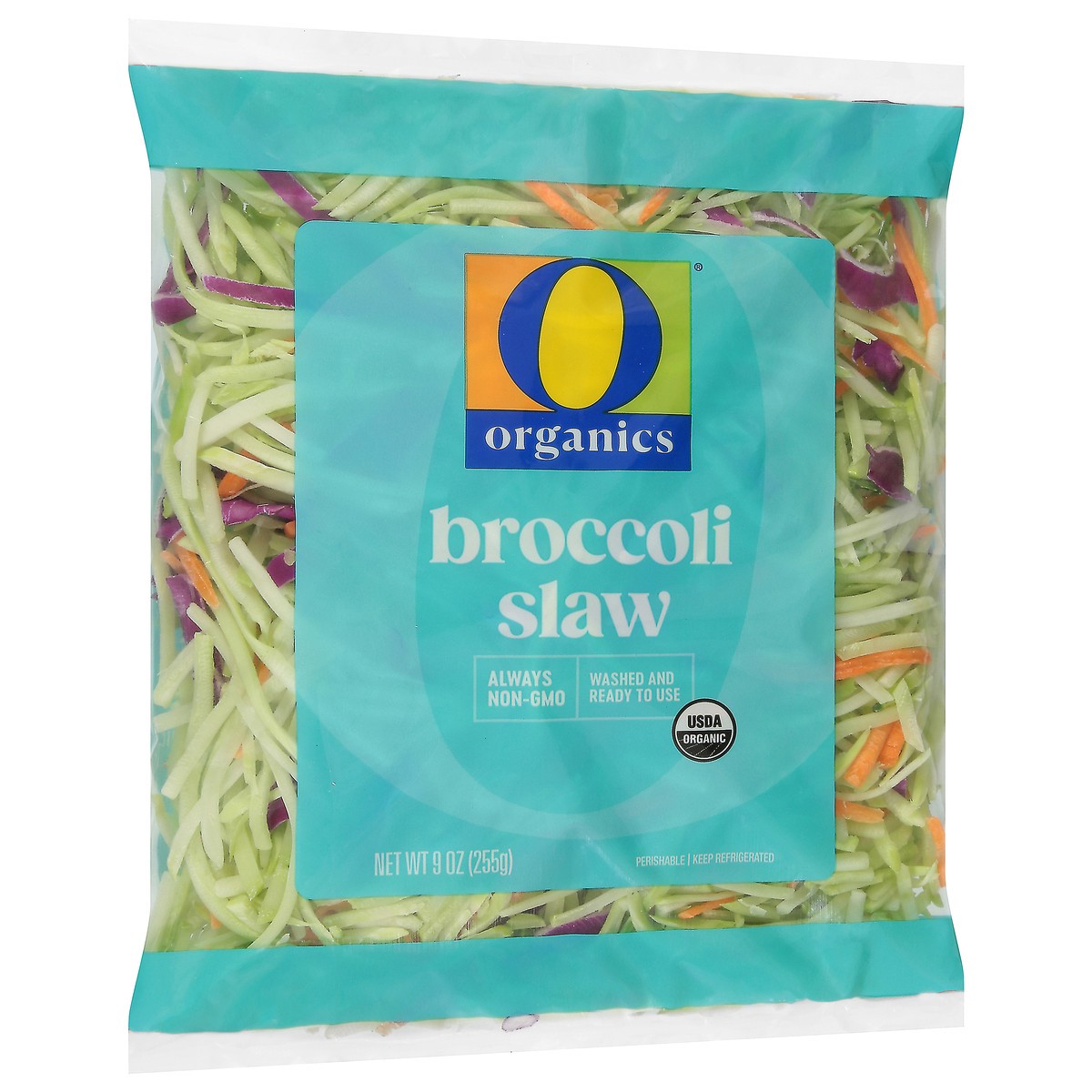 slide 4 of 4, O Organics Broccoli Slaw 9 Oz - 9 OZ, 9 oz
