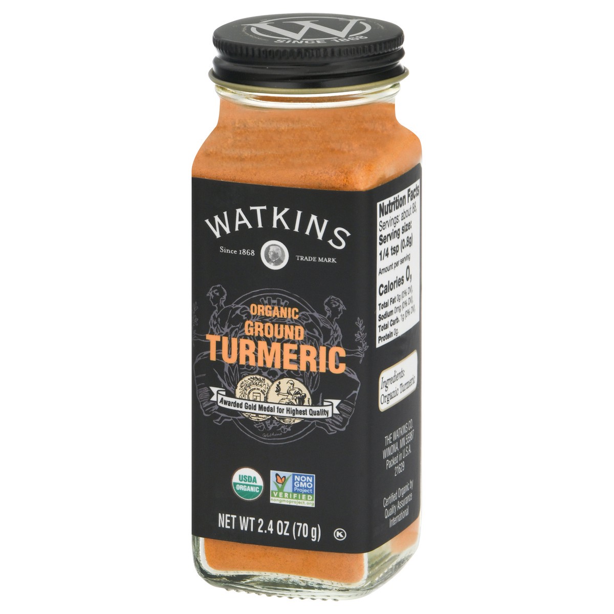 slide 8 of 12, Watkins Organic Ground Turmeric 2.4 oz, 2.4 oz
